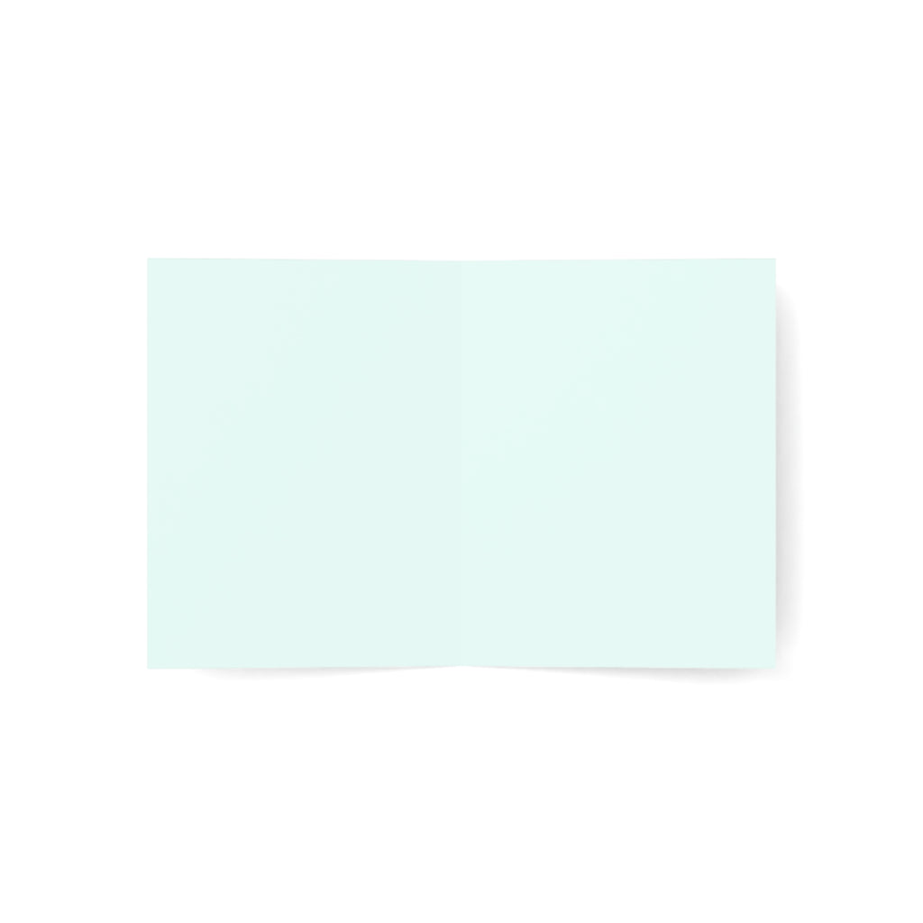 Sympathy Greeting Card — "I miss you. I always will." Pastel Heart Note (1/10/30/50 pcs)