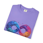 Autism Acceptance T-Shirt — Infinity Puzzle Rainbow Design