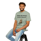 Birthday Cake Personalized T‑Shirt — "Happy Birthday! [Insert Name]" Customizable Tee