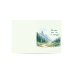 Missing You Mountain Scenic Greeting Card — "No matter where I am, I'm missing you" (Single or Bulk Packs)