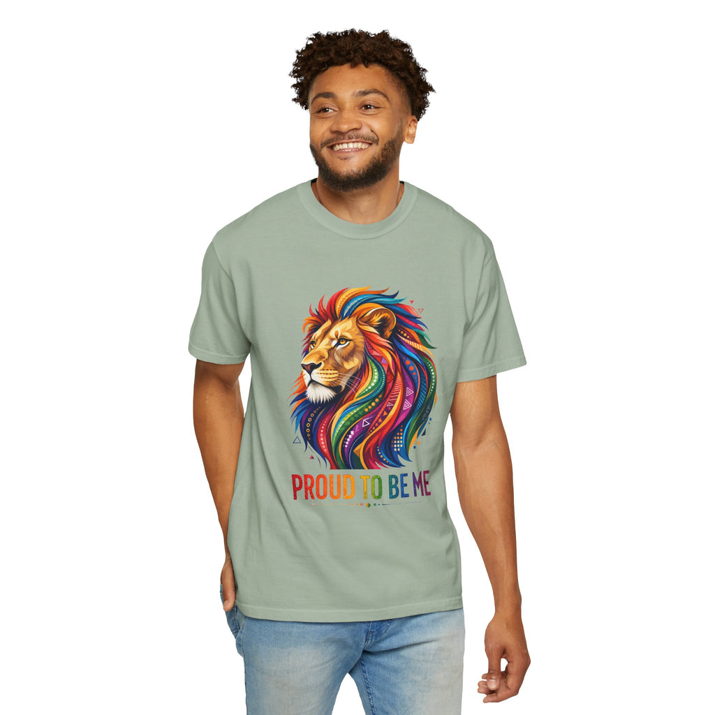 Proud to Be Me Lion T-Shirt — Rainbow Mane Pride Tee