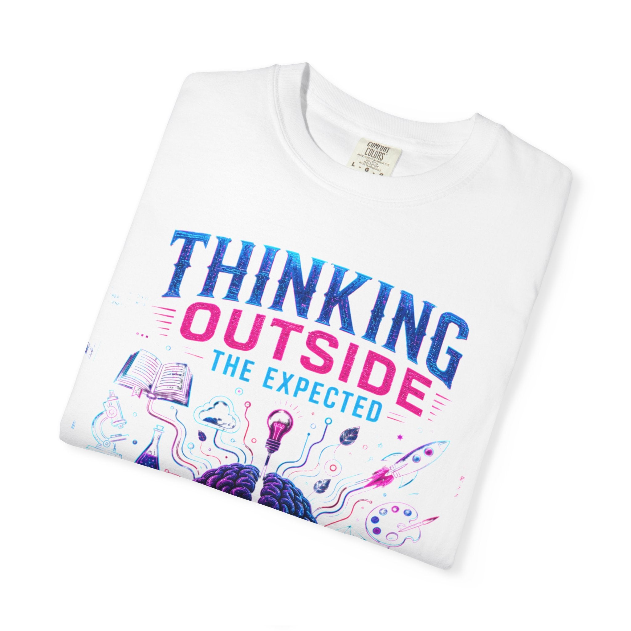 Thinking Outside the Expected T-Shirt — Creative Brain Graphic Tee