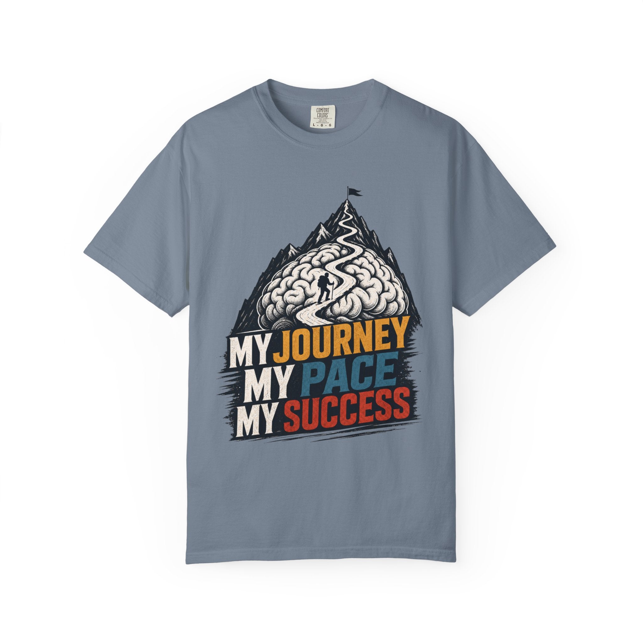 My Journey My Pace My Success T-Shirt — Motivational Mountain Graphic Tee