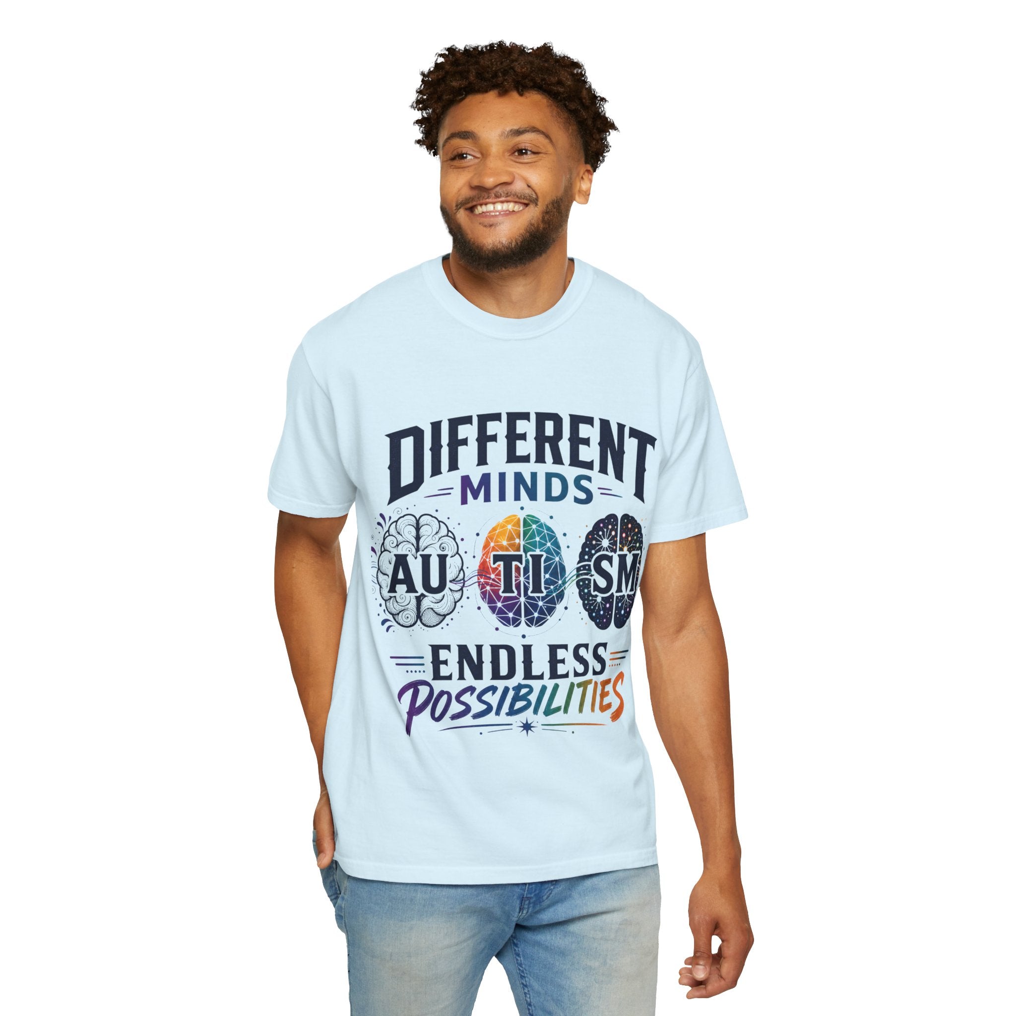 Autism Awareness T-Shirt — "Different Minds, Endless Possibilities"
