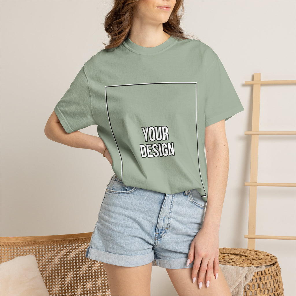 Classic Crewneck T‑Shirt — Custom Front Print Template