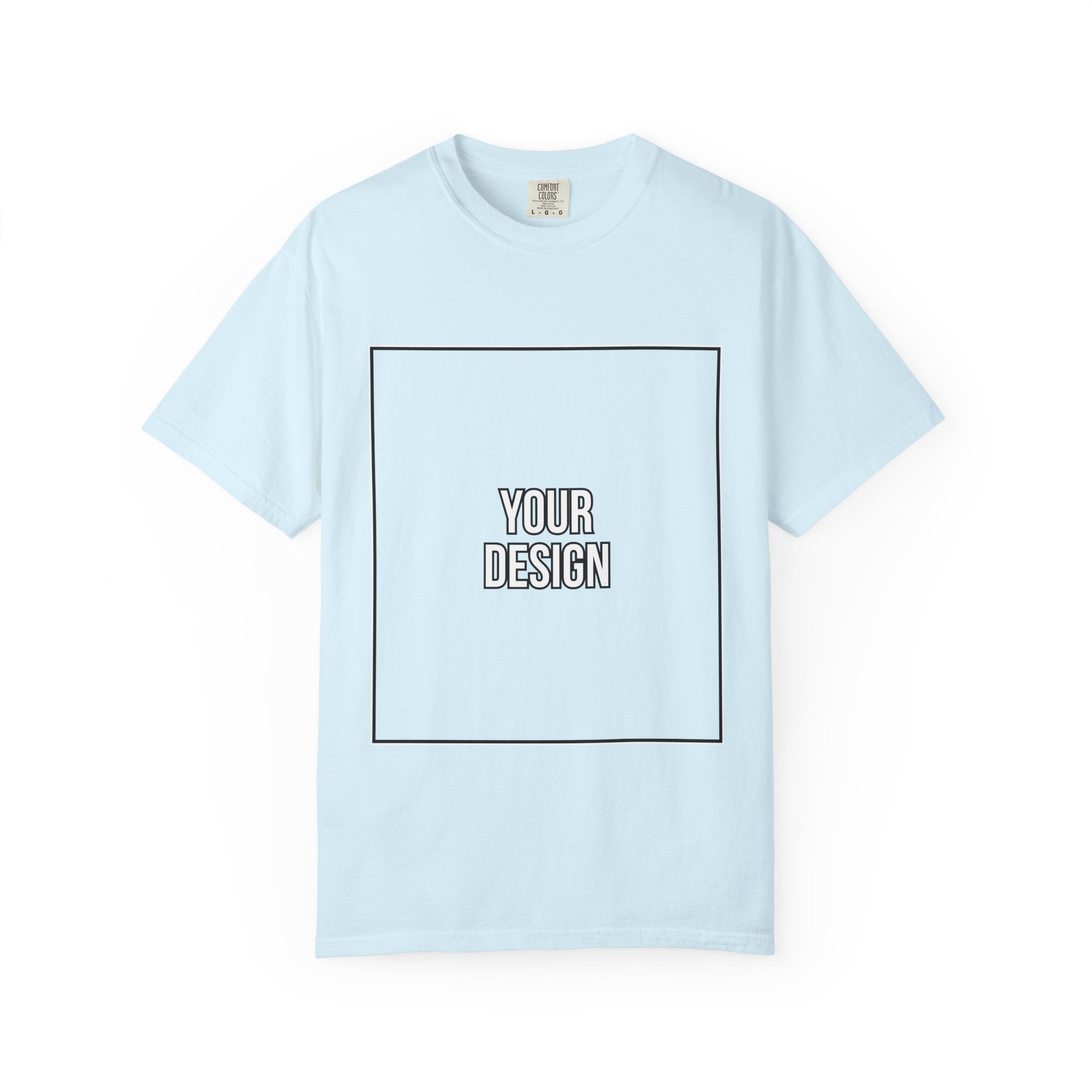 Classic Crewneck T‑Shirt — Custom Front Print Template