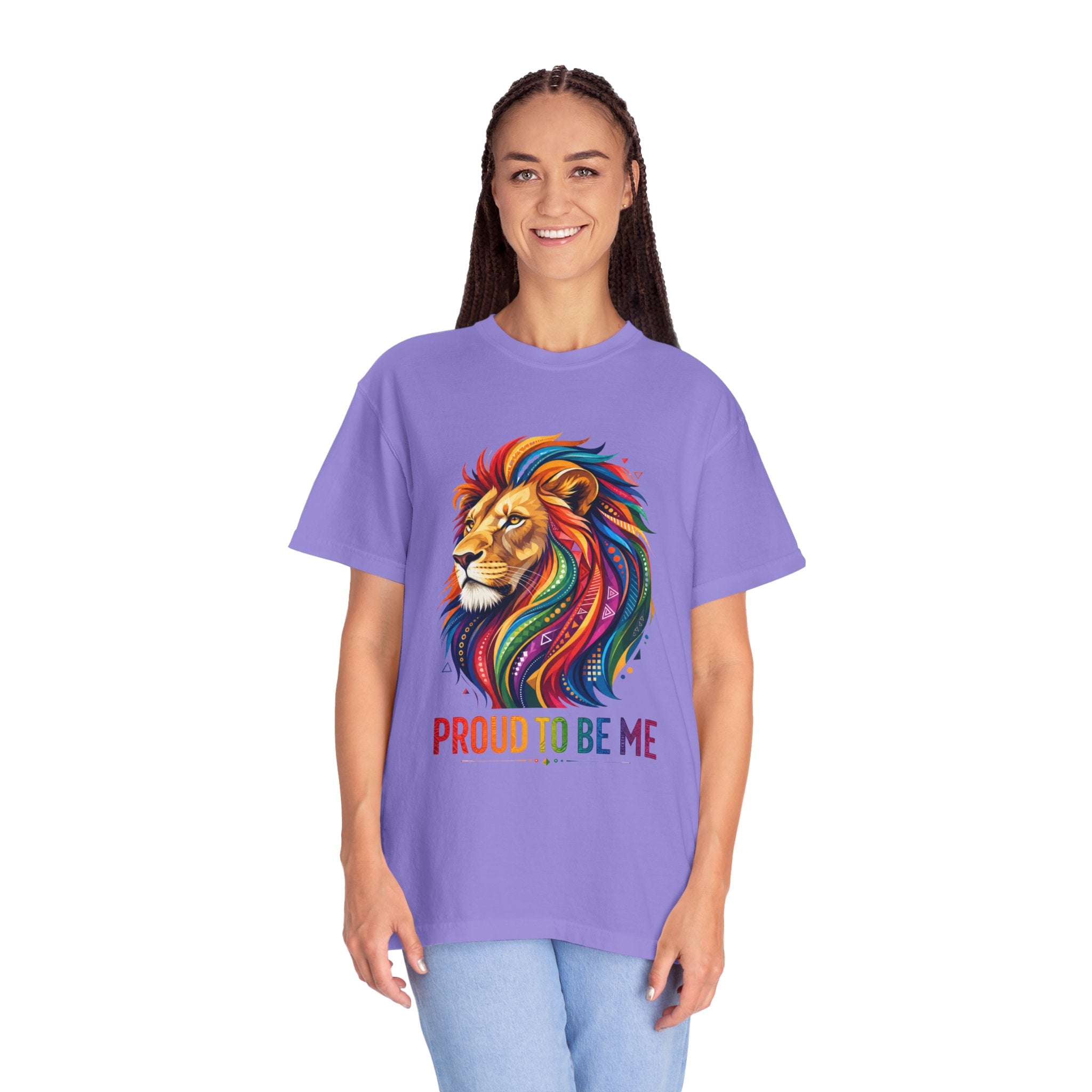 Proud to Be Me Lion T-Shirt — Rainbow Mane Pride Tee