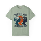 Different Minds Shared Humanity T-Shirt — Unity & Neurodiversity Awareness Tee