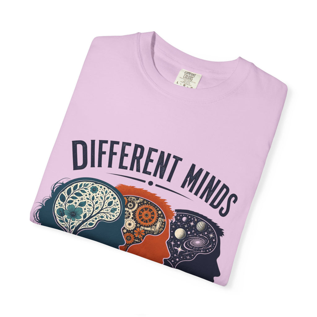 Different Minds Shared Humanity T-Shirt — Unity & Neurodiversity Awareness Tee