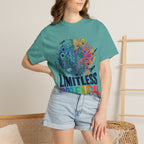 Limitless Potential T-Shirt — Inspirational Brain & Rainbow Design