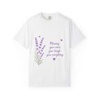 Lavender Memorial T‑Shirt — "Missing your voice, your laugh, your everything" Tribute Tee