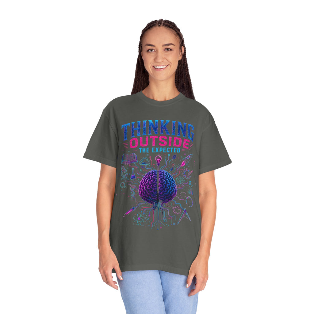 Thinking Outside the Expected T-Shirt — Creative Brain Graphic Tee