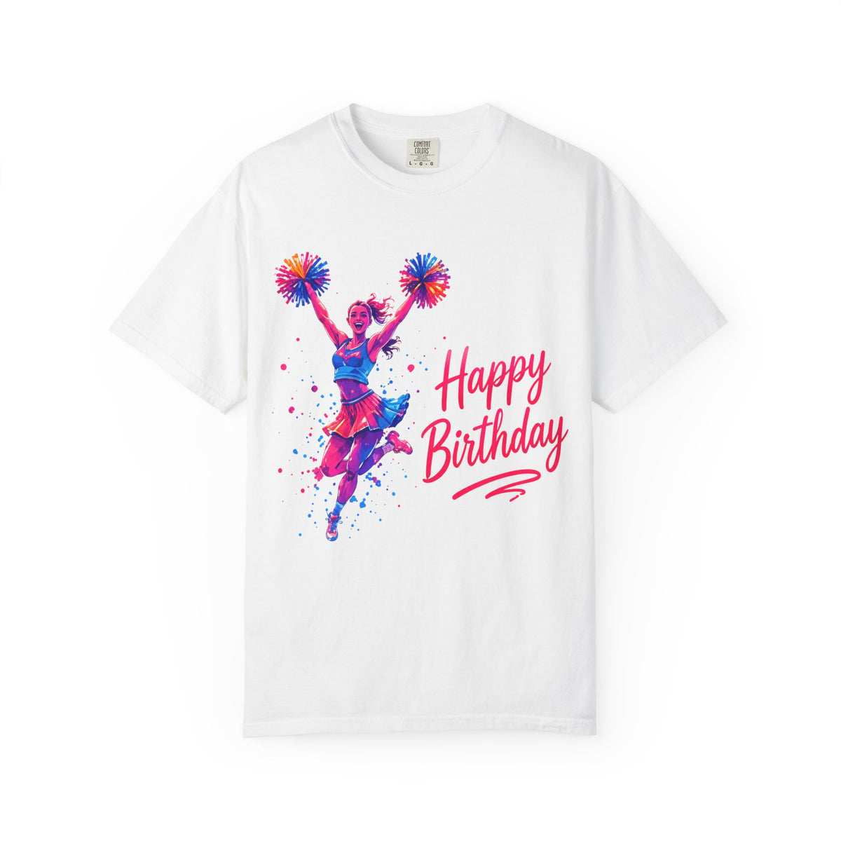 Happy Birthday Cheerleader Adult T-Shirt