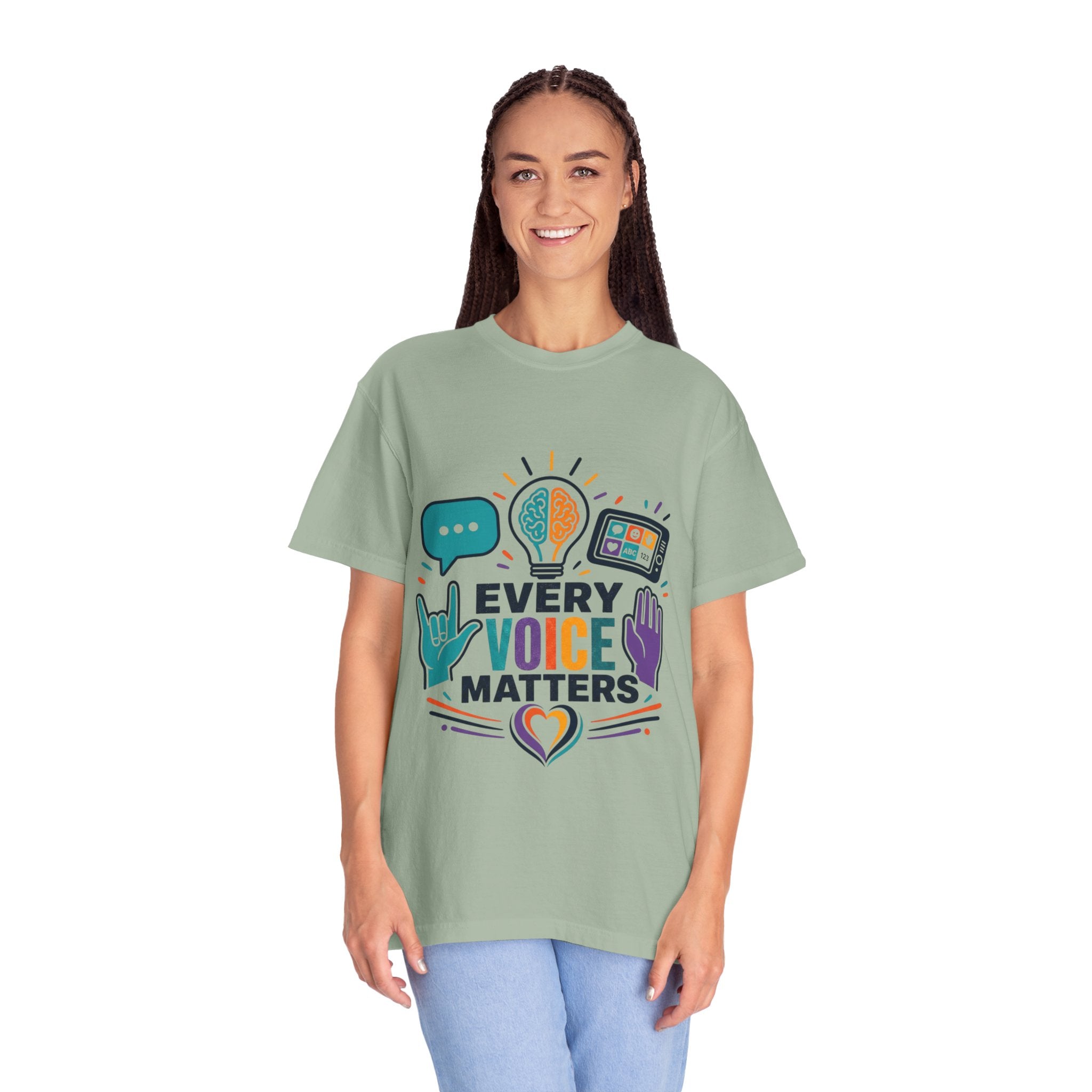 Every Voice Matters T-Shirt — Inclusive Speech & Accessibility Awareness Tee