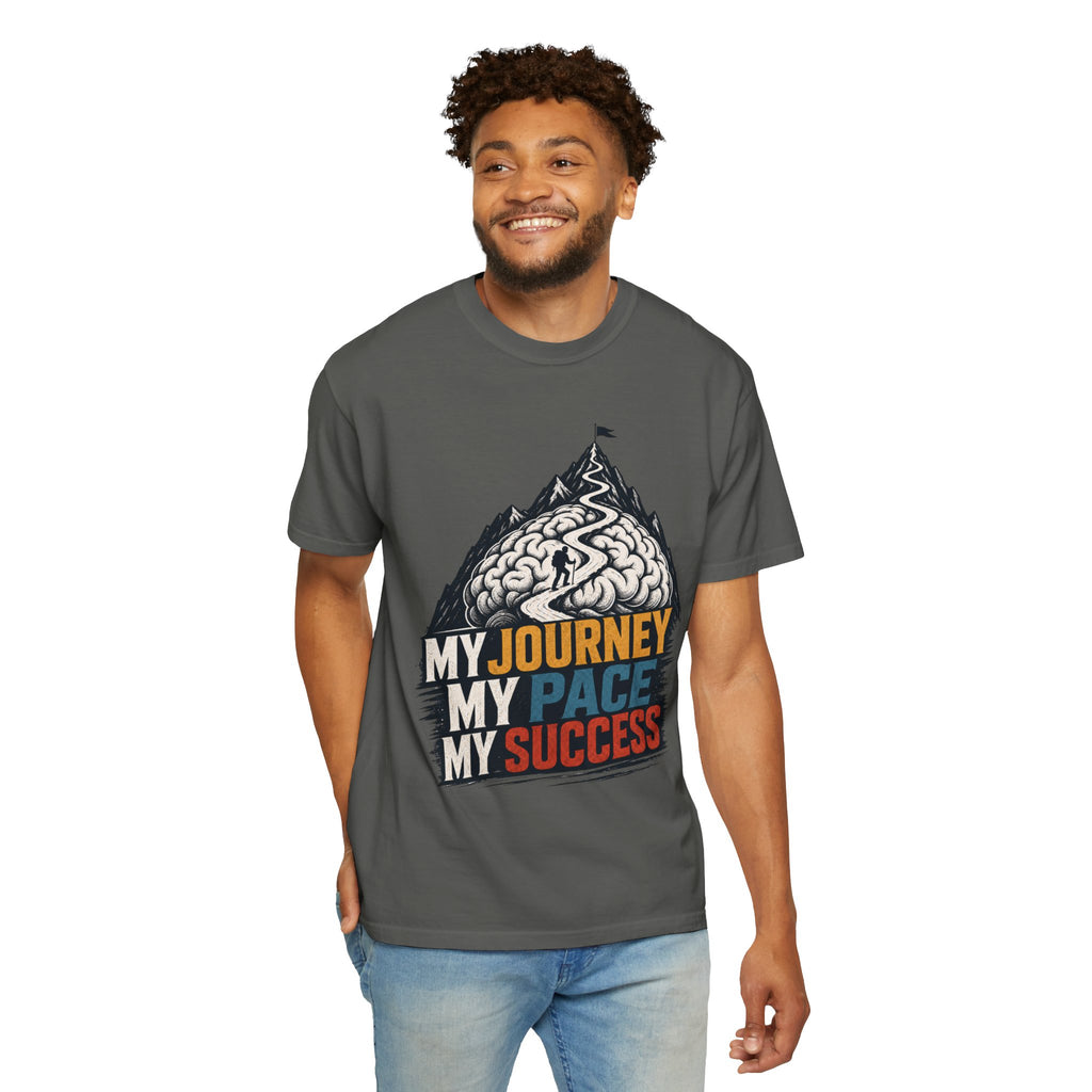 My Journey My Pace My Success T-Shirt — Motivational Mountain Graphic Tee