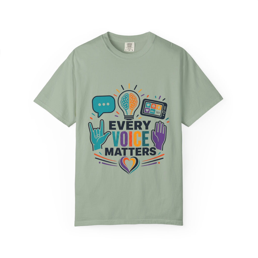 Every Voice Matters T-Shirt — Inclusive Speech & Accessibility Awareness Tee