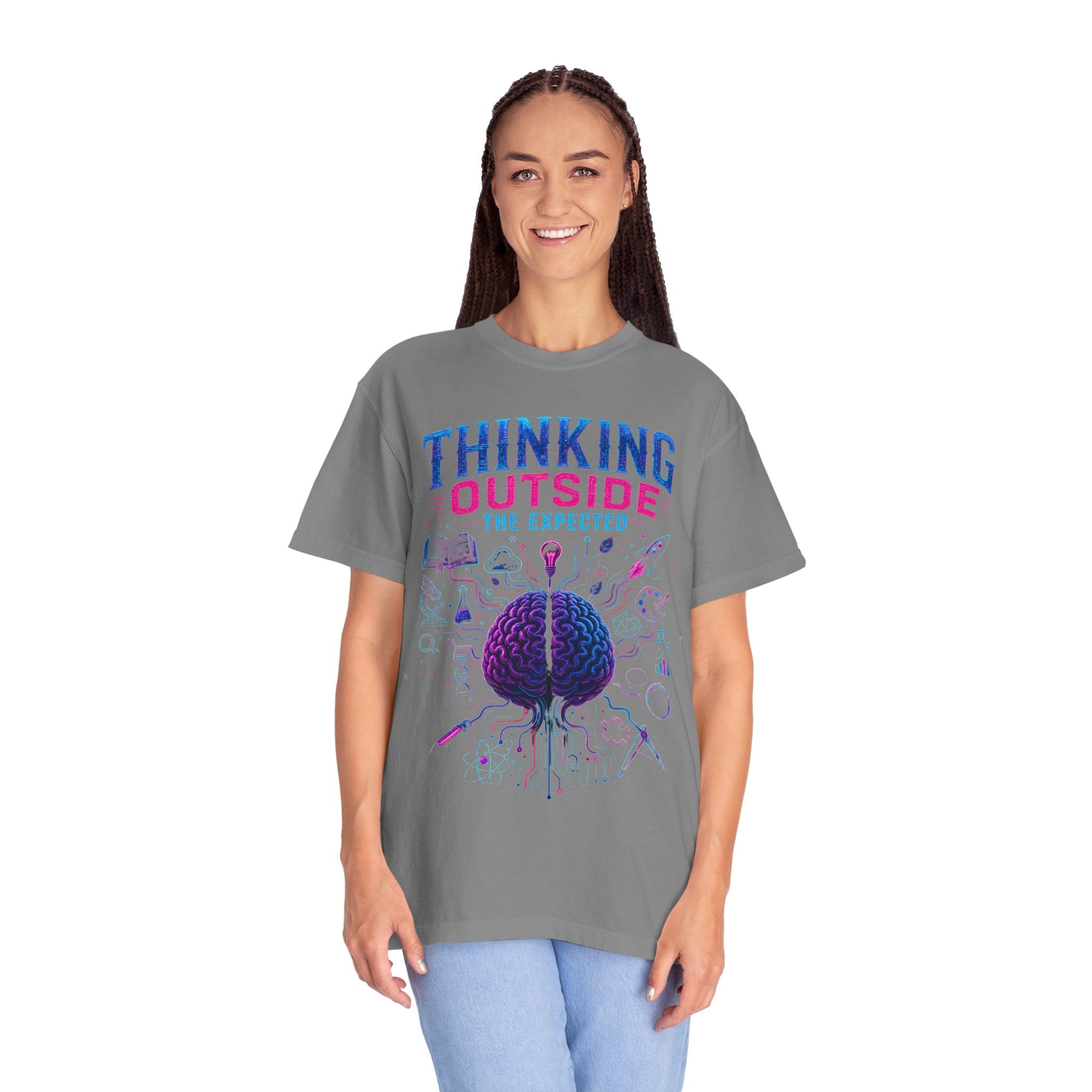 Thinking Outside the Expected T-Shirt — Creative Brain Graphic Tee