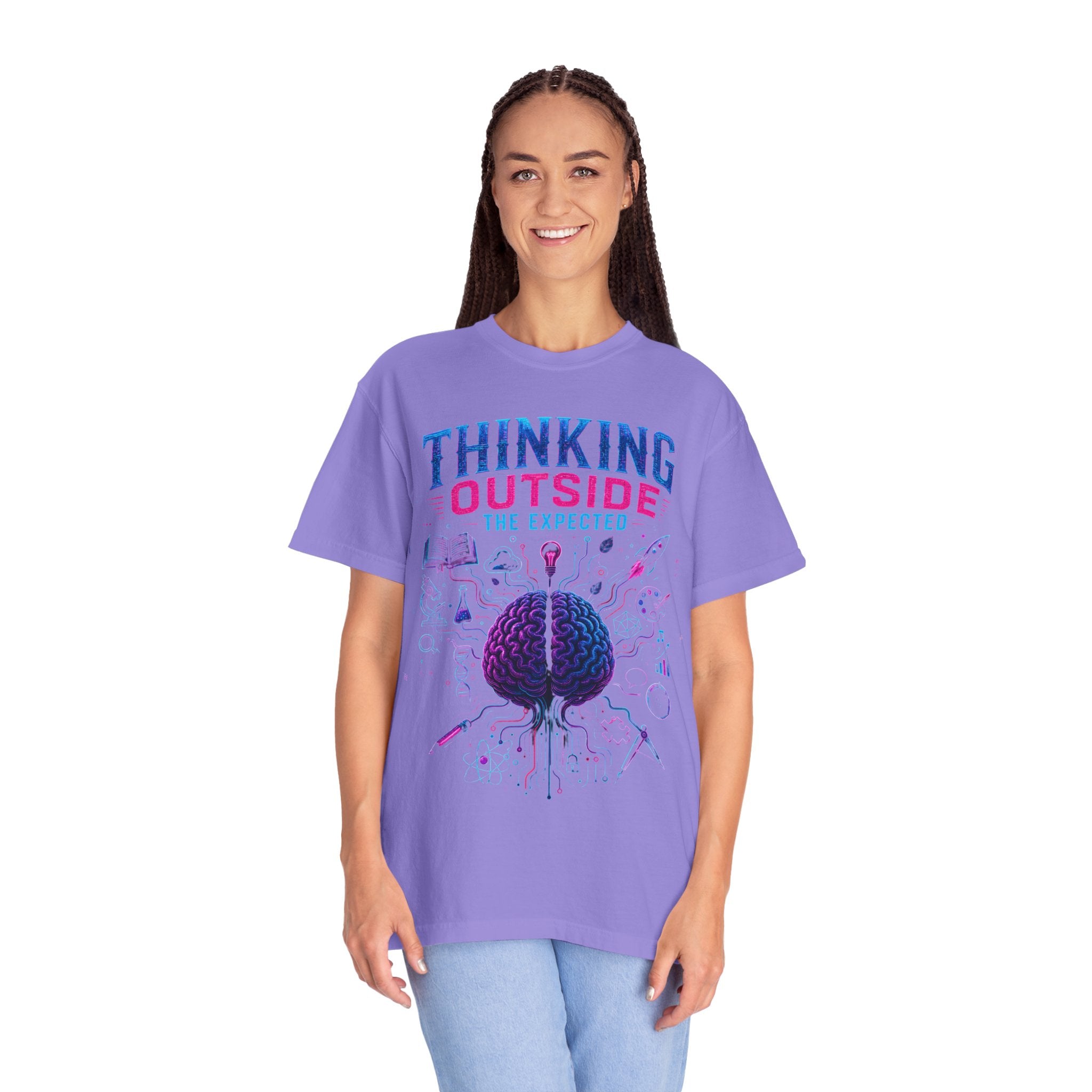 Thinking Outside the Expected T-Shirt — Creative Brain Graphic Tee