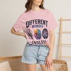 Autism Awareness T-Shirt — "Different Minds, Endless Possibilities"
