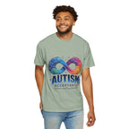 Autism Acceptance T-Shirt — Infinity Puzzle Rainbow Design