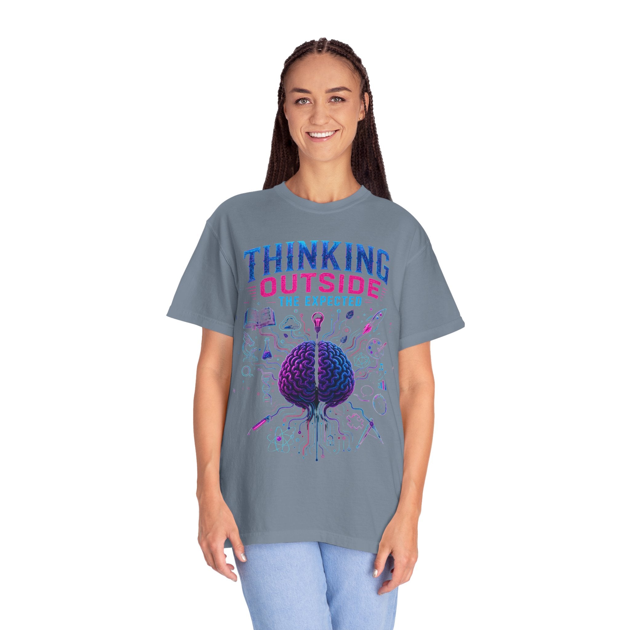 Thinking Outside the Expected T-Shirt — Creative Brain Graphic Tee