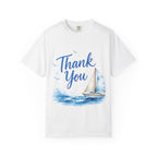 Thank You Sailboat T-Shirt — Nautical Appreciation Tee