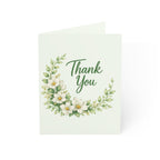 Thank You Floral Greeting Cards — Pack of 1/10/30/50 Sympathy & Appreciation Note Cards