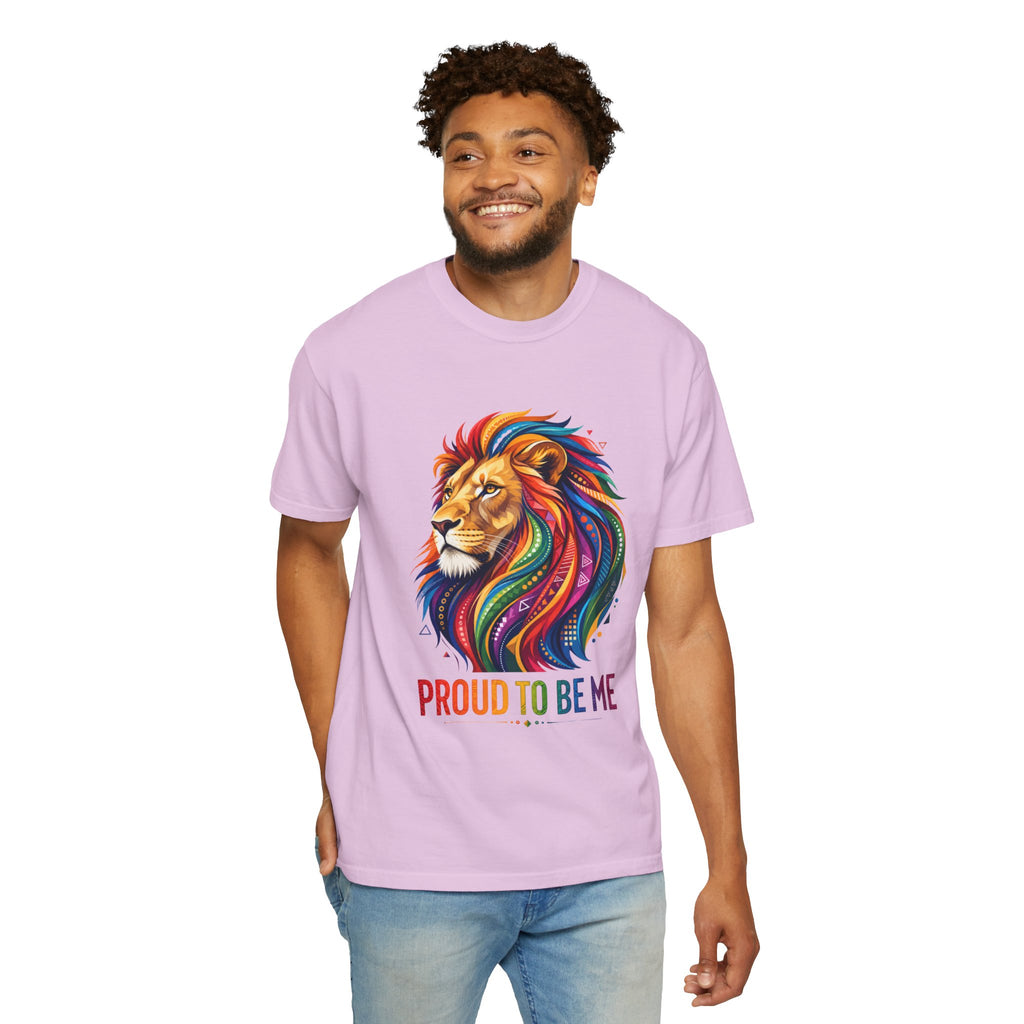 Proud to Be Me Lion T-Shirt — Rainbow Mane Pride Tee