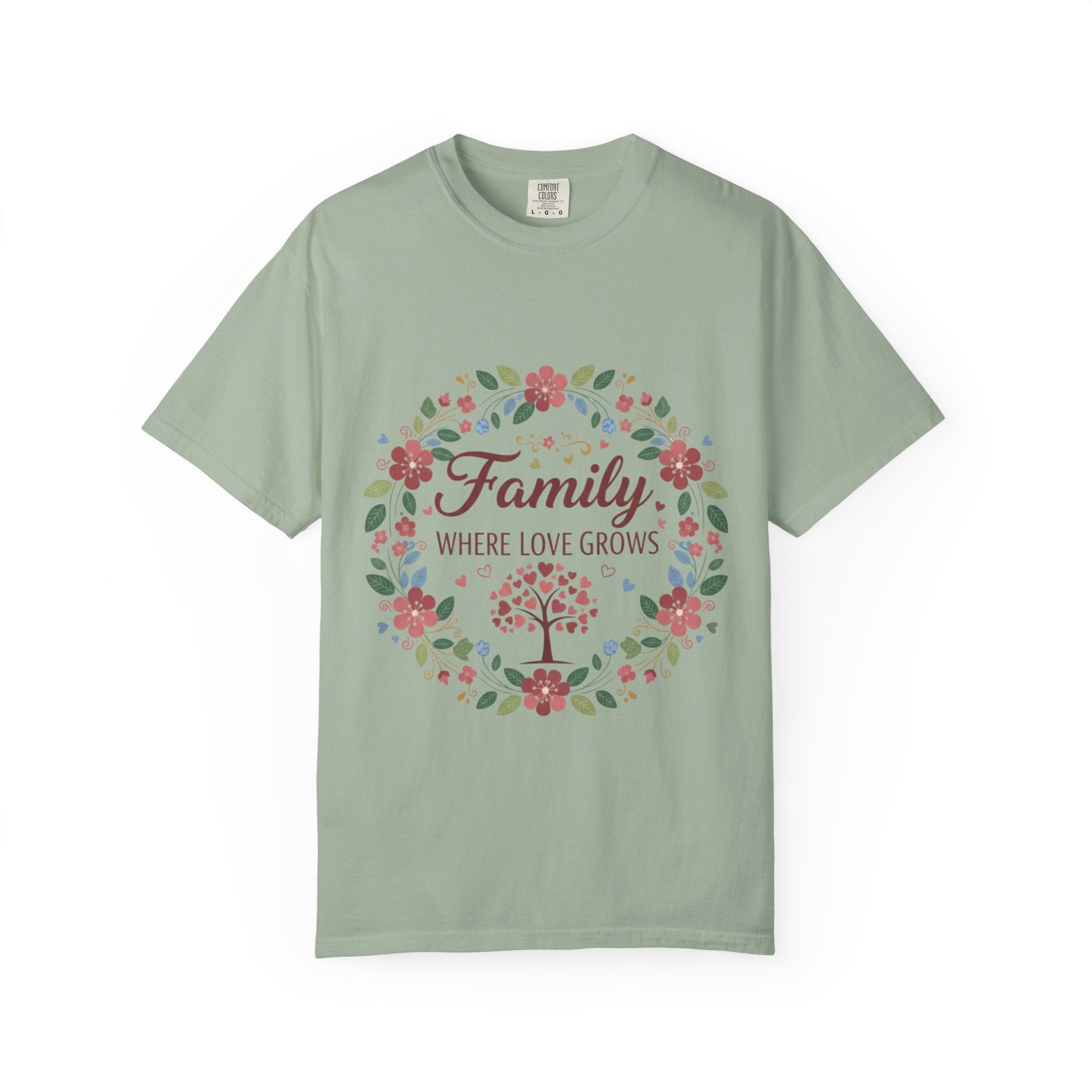 Family Where Love Grows T-Shirt
