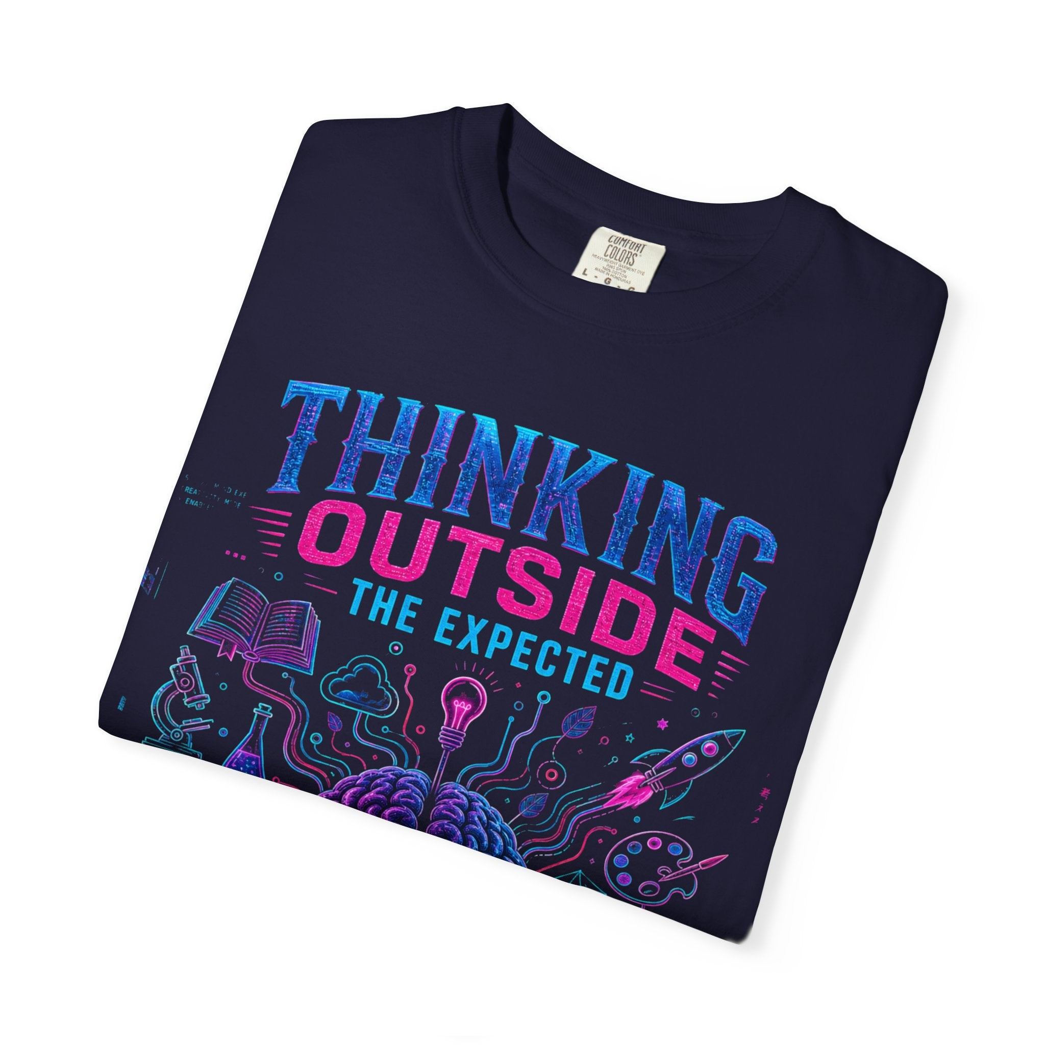 Thinking Outside the Expected T-Shirt — Creative Brain Graphic Tee