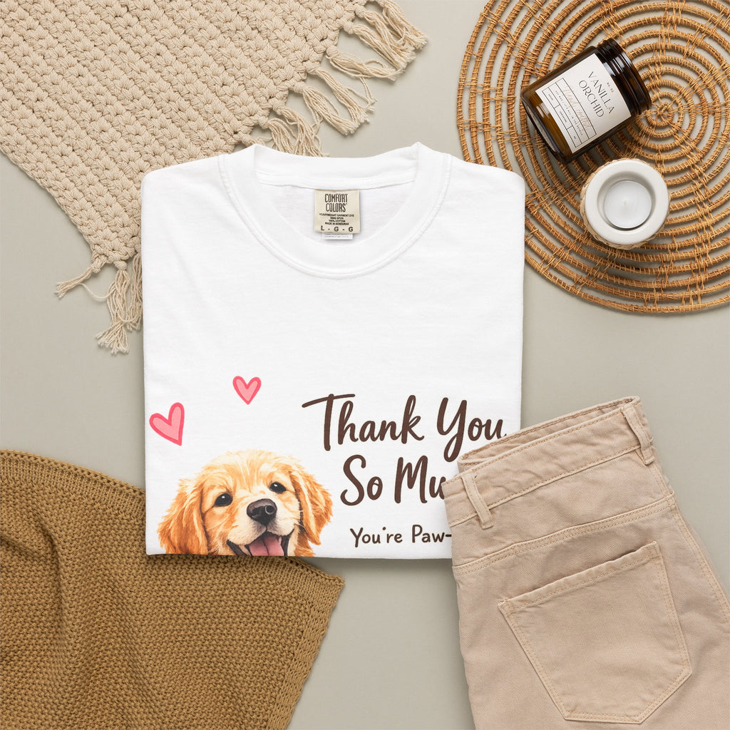Thank You So Much! Golden Retriever Thank You T-Shirt