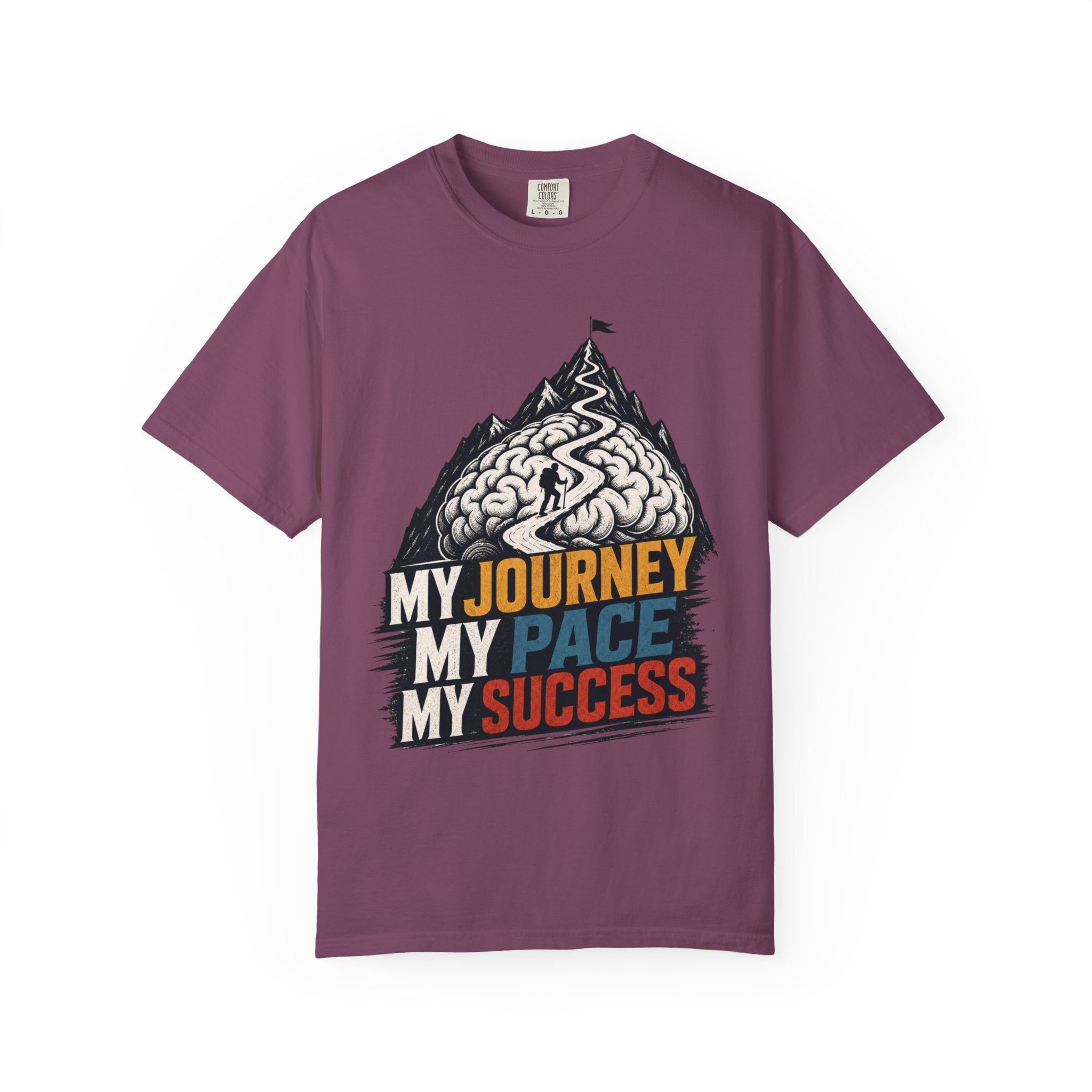 My Journey My Pace My Success T-Shirt — Motivational Mountain Graphic Tee