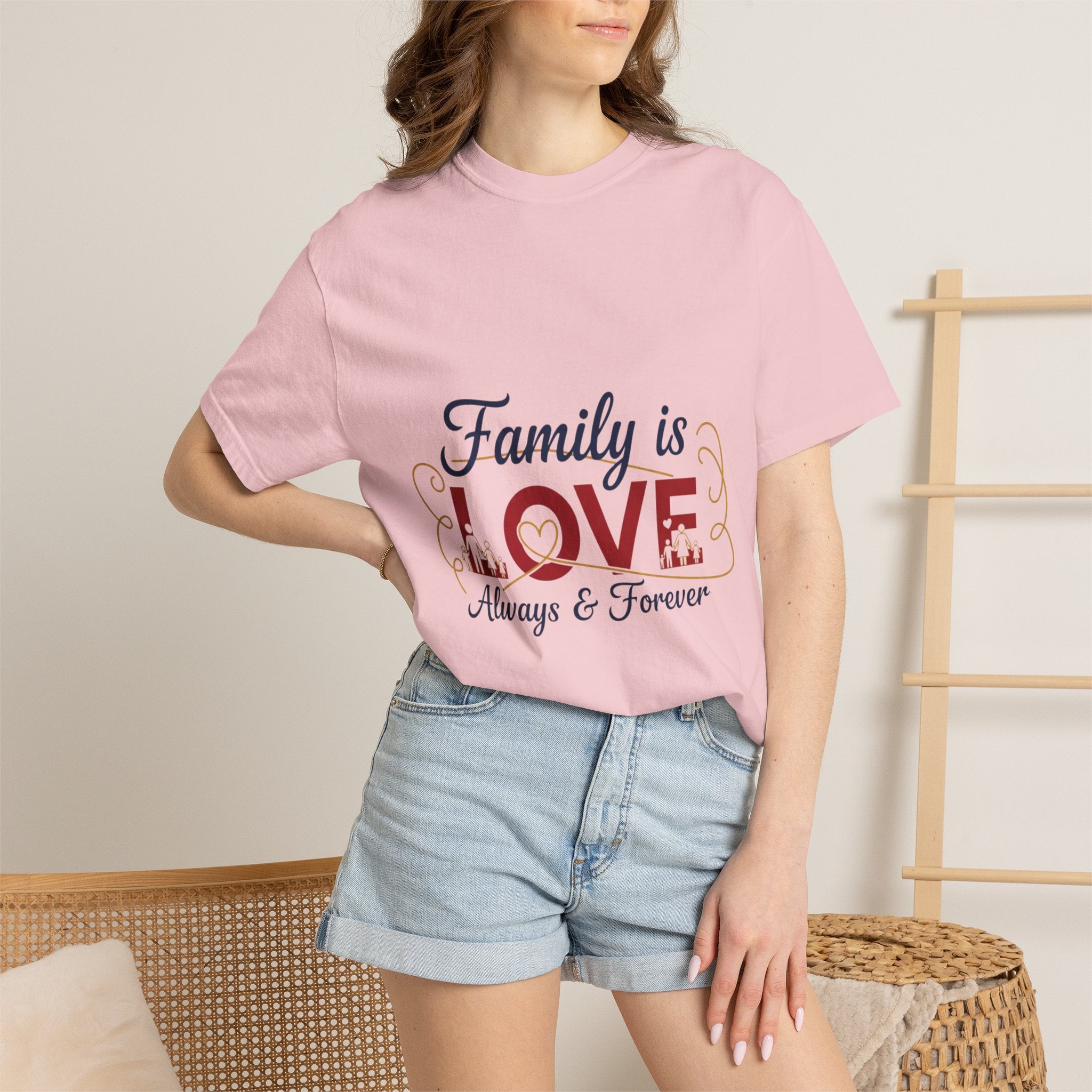 Family Is Love T-Shirt – "Family is Love Always & Forever" Graphic Tee