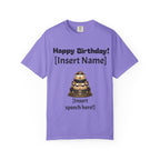 Birthday Cake Personalized T‑Shirt — "Happy Birthday! [Insert Name]" Customizable Tee