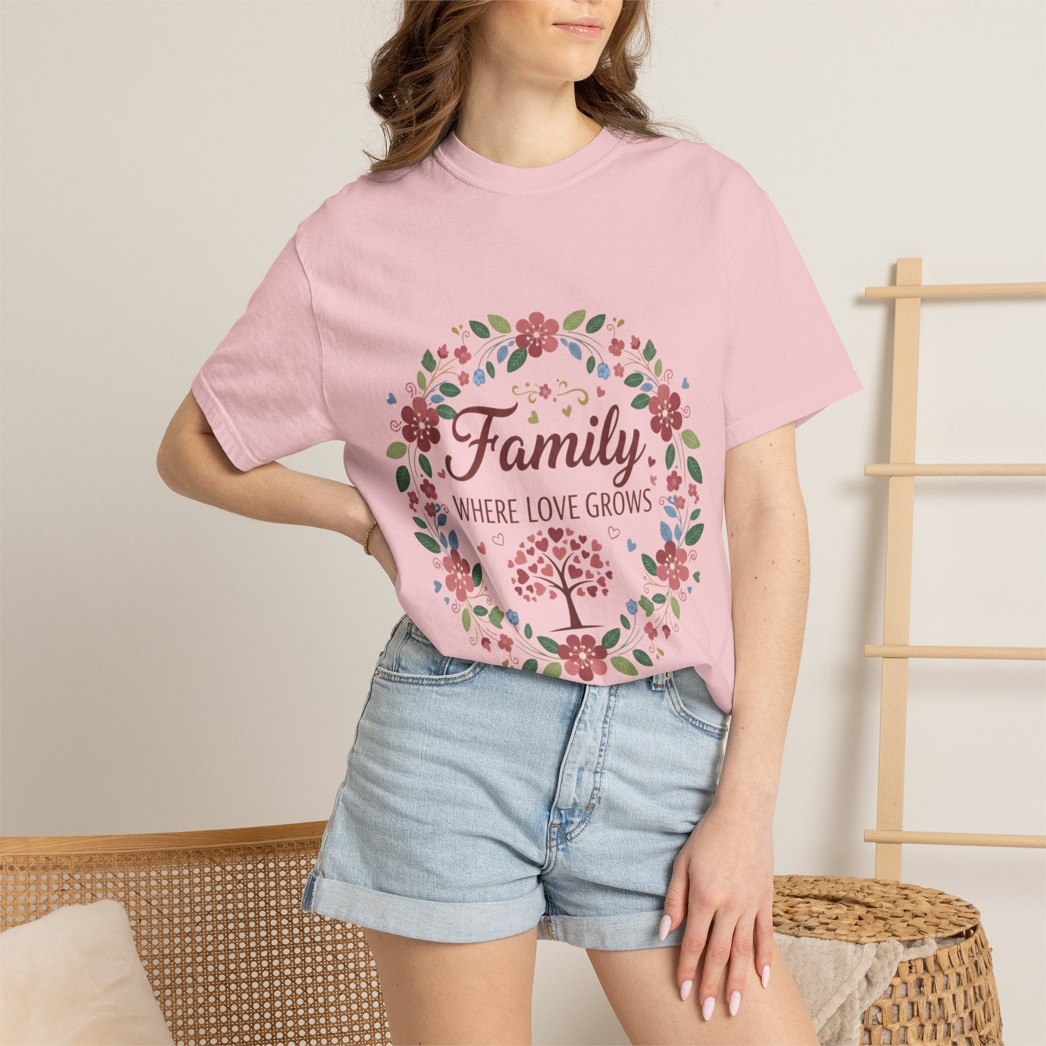 Family Where Love Grows T-Shirt