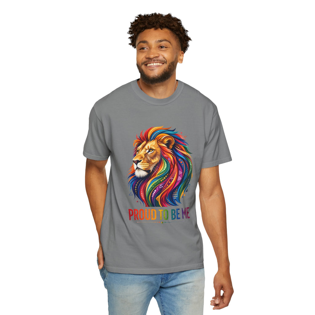 Proud to Be Me Lion T-Shirt — Rainbow Mane Pride Tee