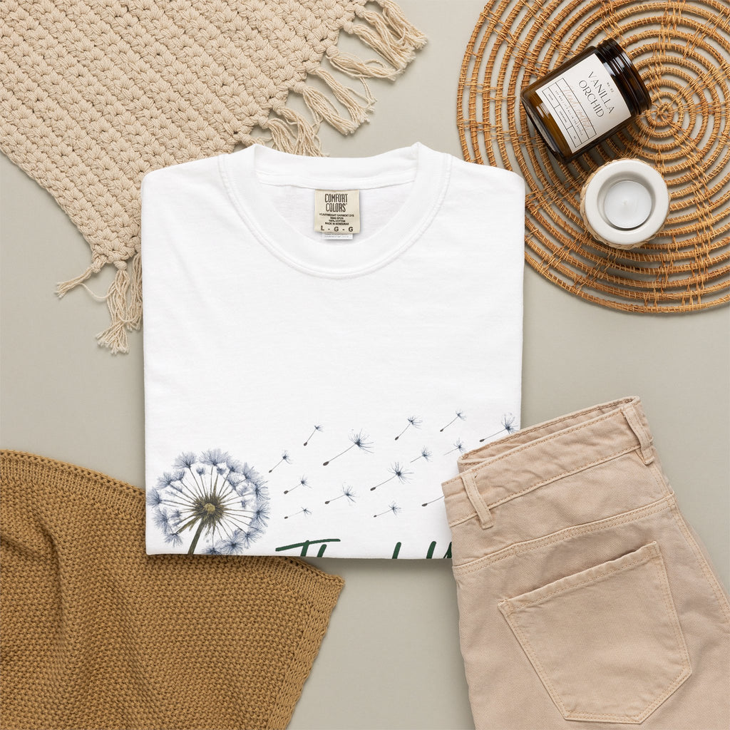 Thank You Dandelion T-Shirt — Floral Gratitude Tee for Appreciation & Support