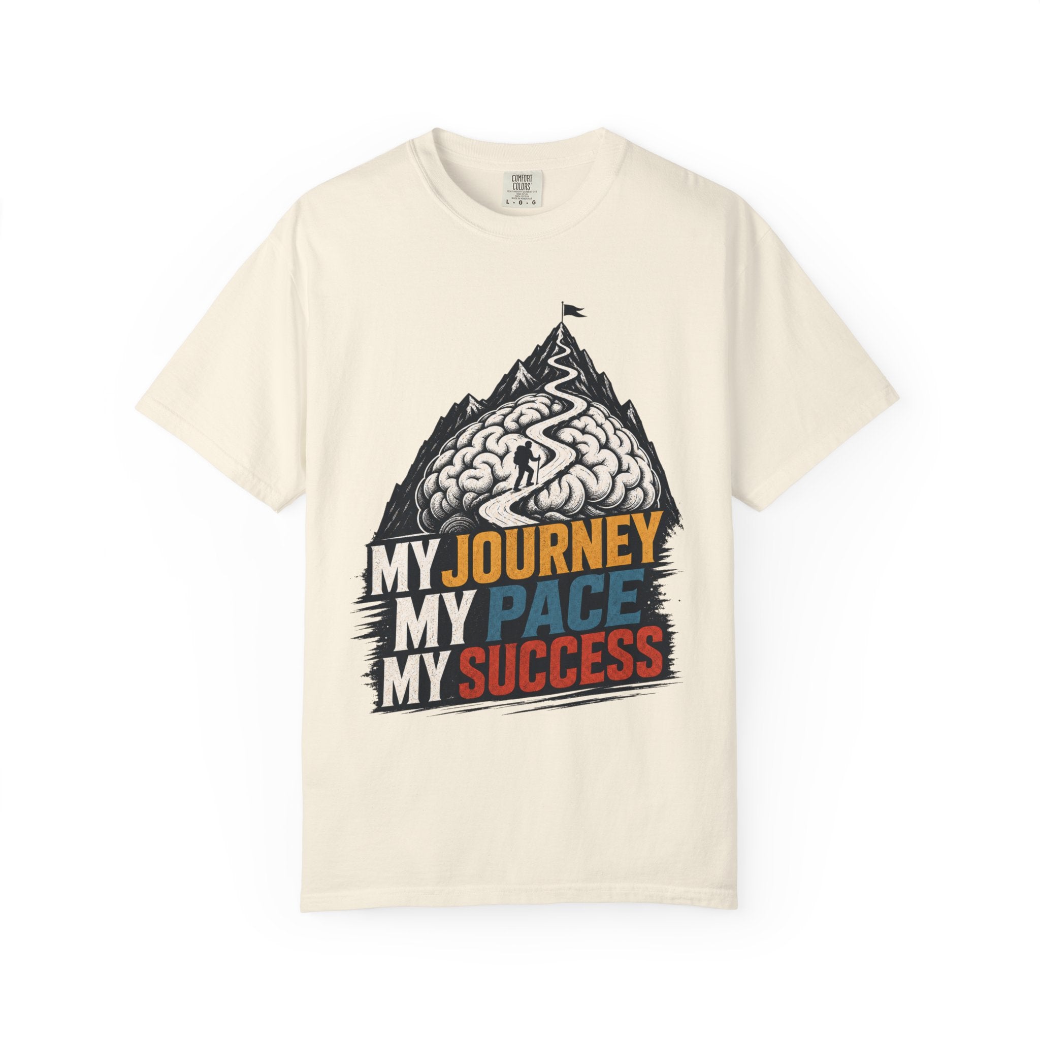 My Journey My Pace My Success T-Shirt — Motivational Mountain Graphic Tee