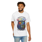 Seeing the World Differently Owl T-Shirt — Colorful Psychedelic Autism Awareness Tee