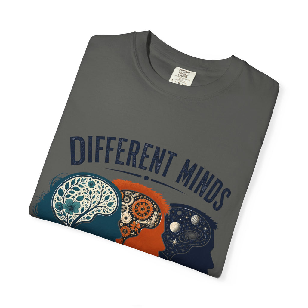 Different Minds Shared Humanity T-Shirt — Unity & Neurodiversity Awareness Tee