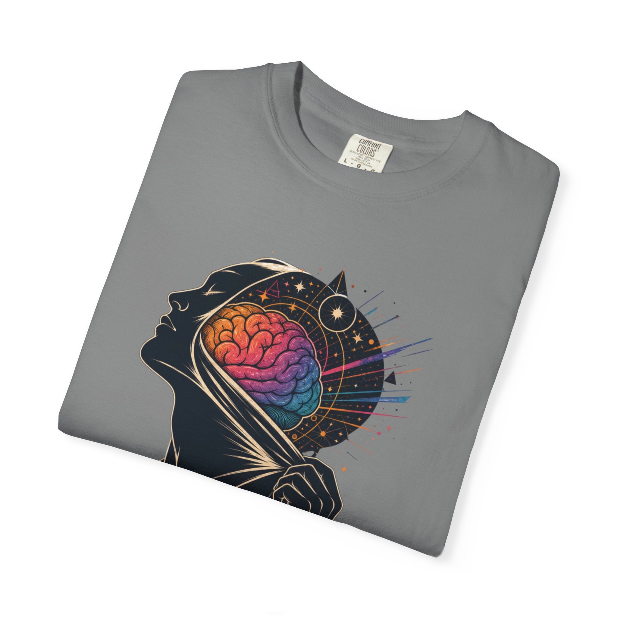 Authentic Is Beautiful Graphic T-Shirt — Pride Rainbow Mind Empowerment Tee