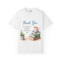 Thank You Teacher T-Shirt — Appreciation Gift Tee with Books & Mug Design