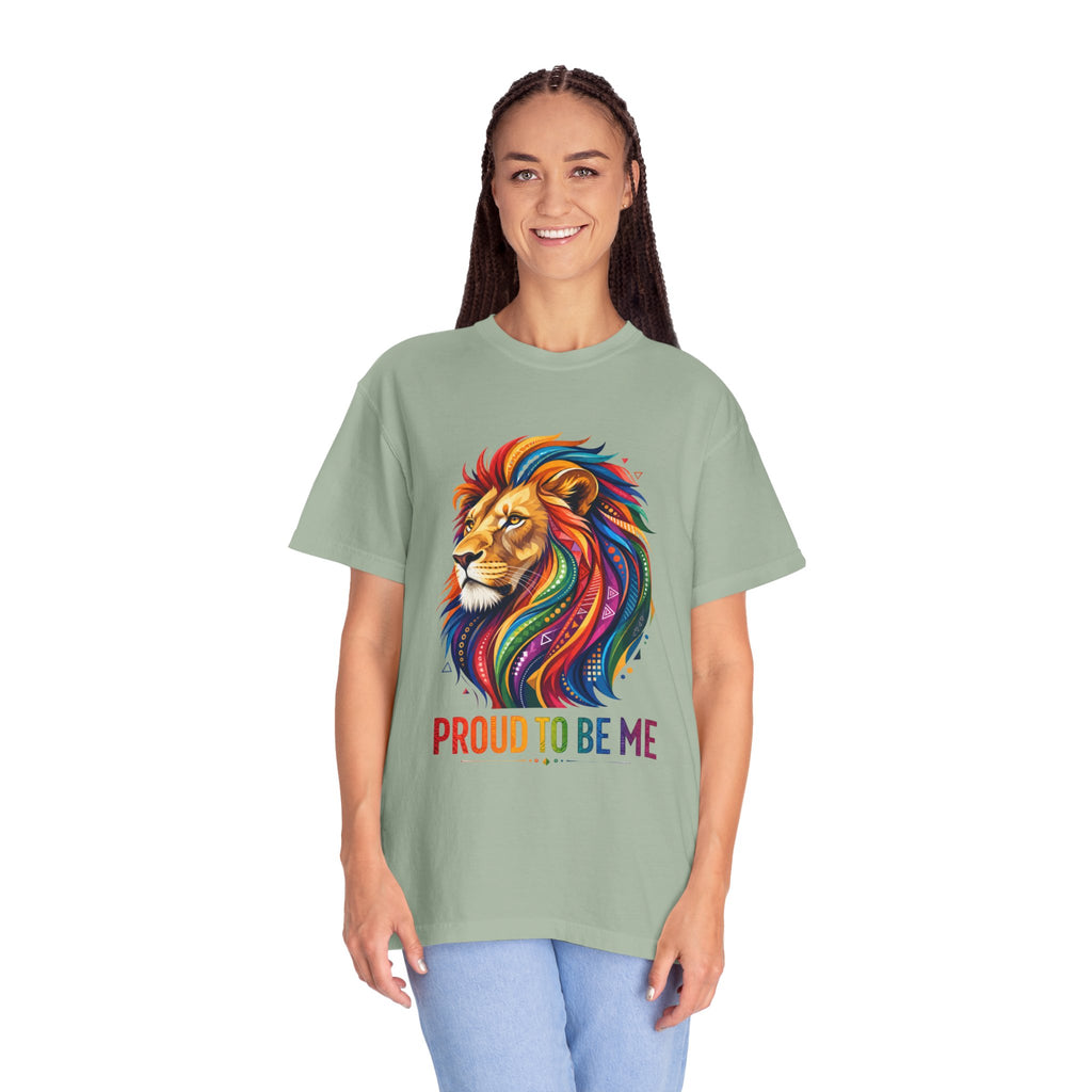 Proud to Be Me Lion T-Shirt — Rainbow Mane Pride Tee