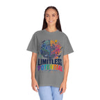 Limitless Potential T-Shirt — Inspirational Brain & Rainbow Design
