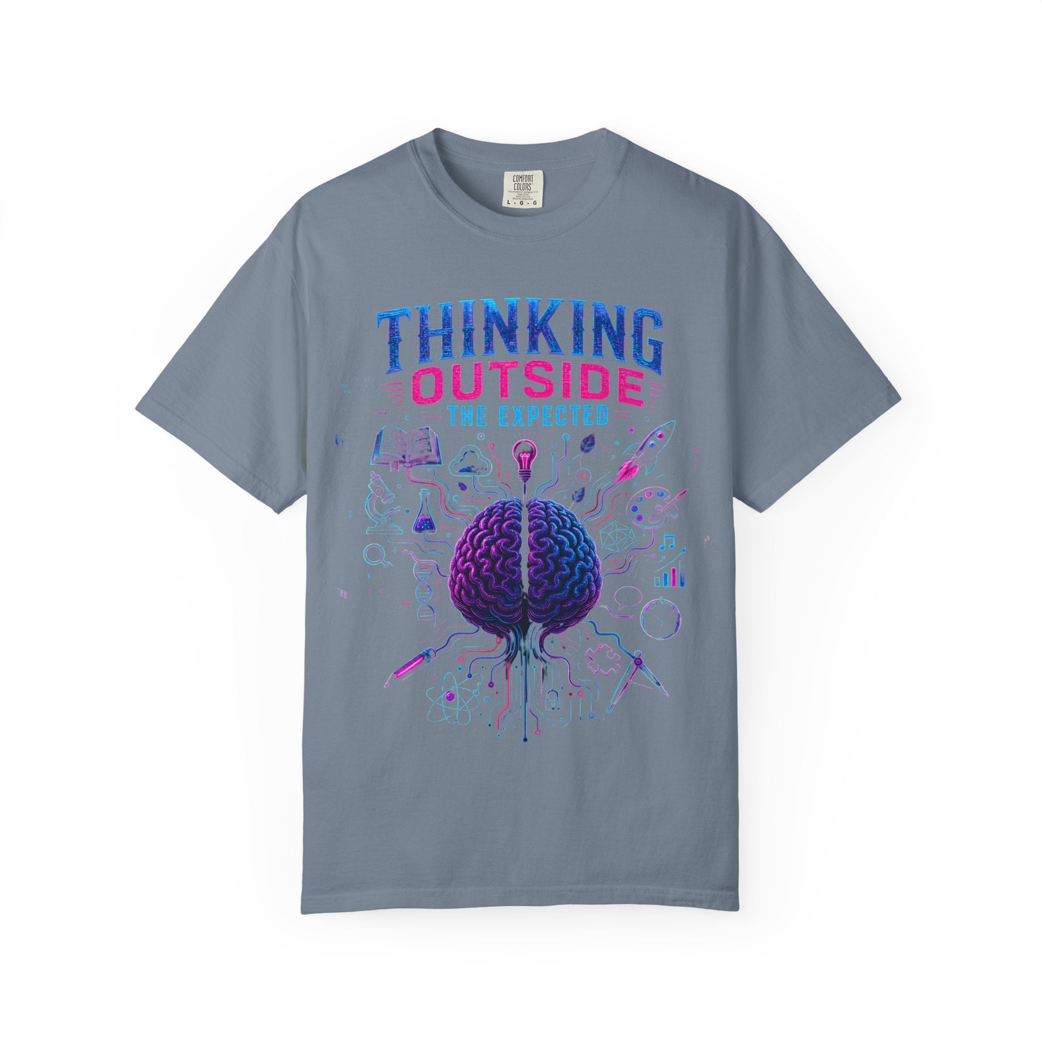 Thinking Outside the Expected T-Shirt — Creative Brain Graphic Tee