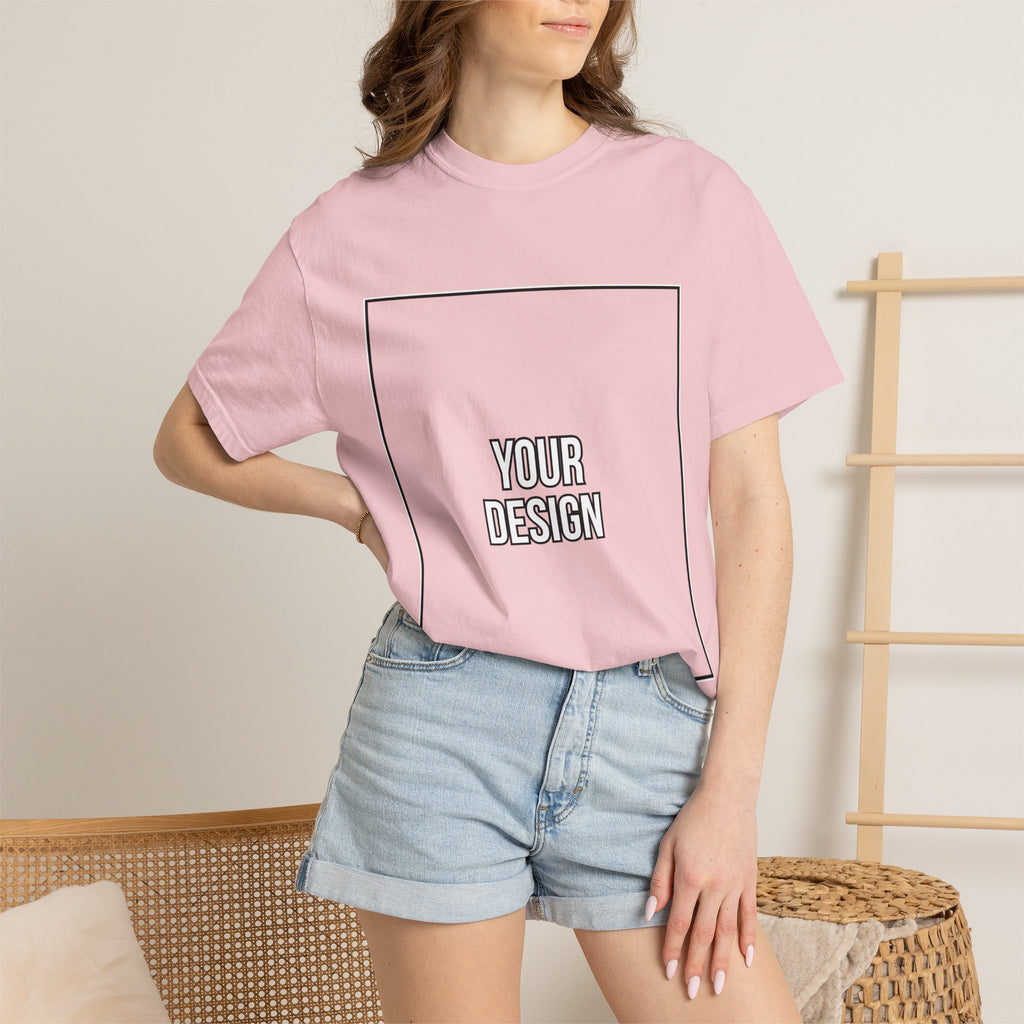 Classic Crewneck T‑Shirt — Custom Front Print Template