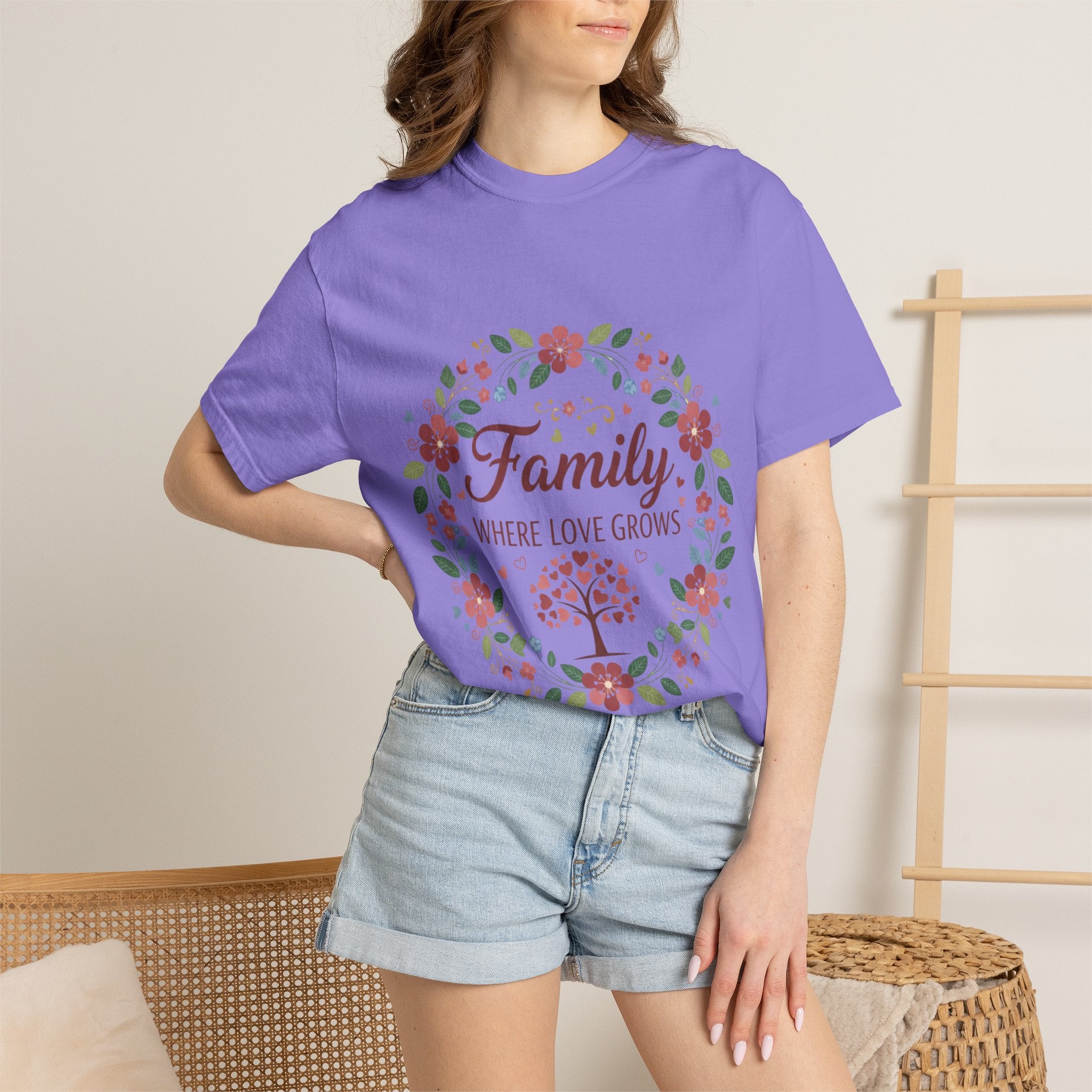 Family Where Love Grows T-Shirt