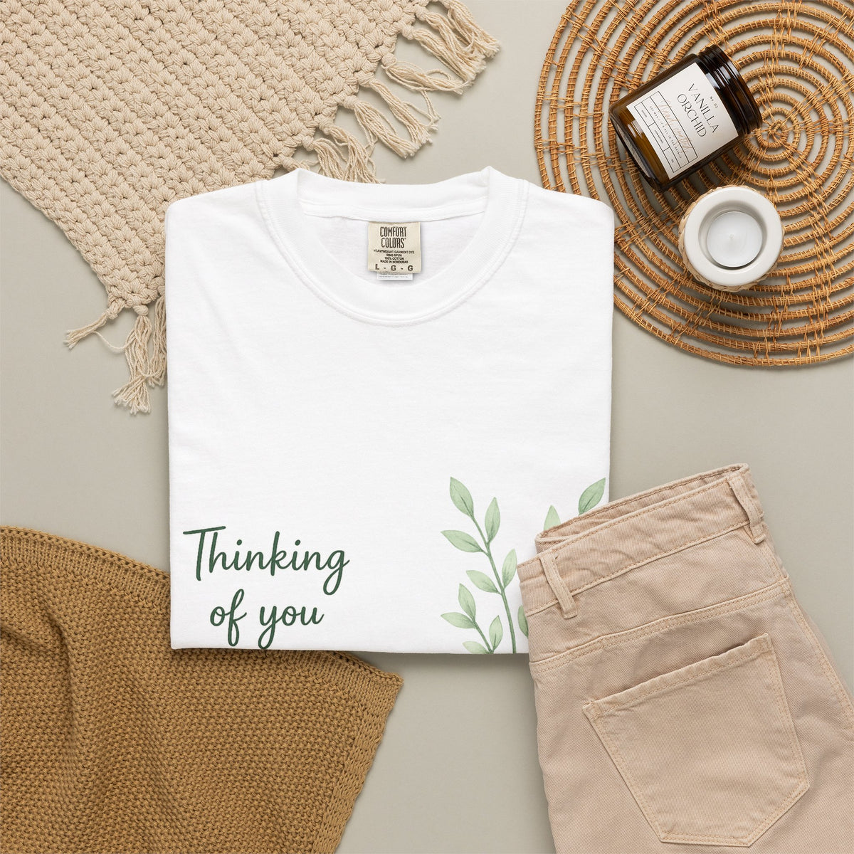 Thinking of You Coffee Tee — Cozy Book & Mug Graphic T-Shirt