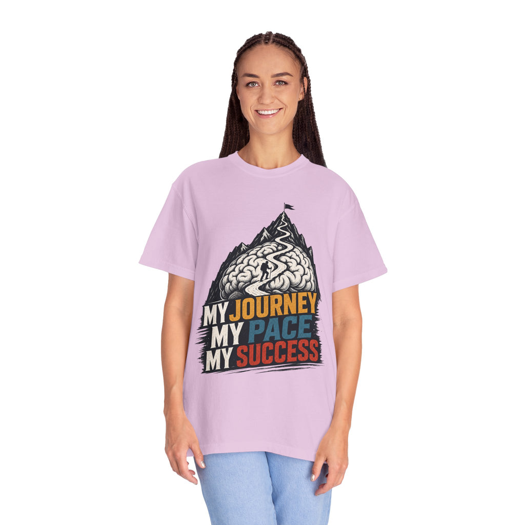 My Journey My Pace My Success T-Shirt — Motivational Mountain Graphic Tee