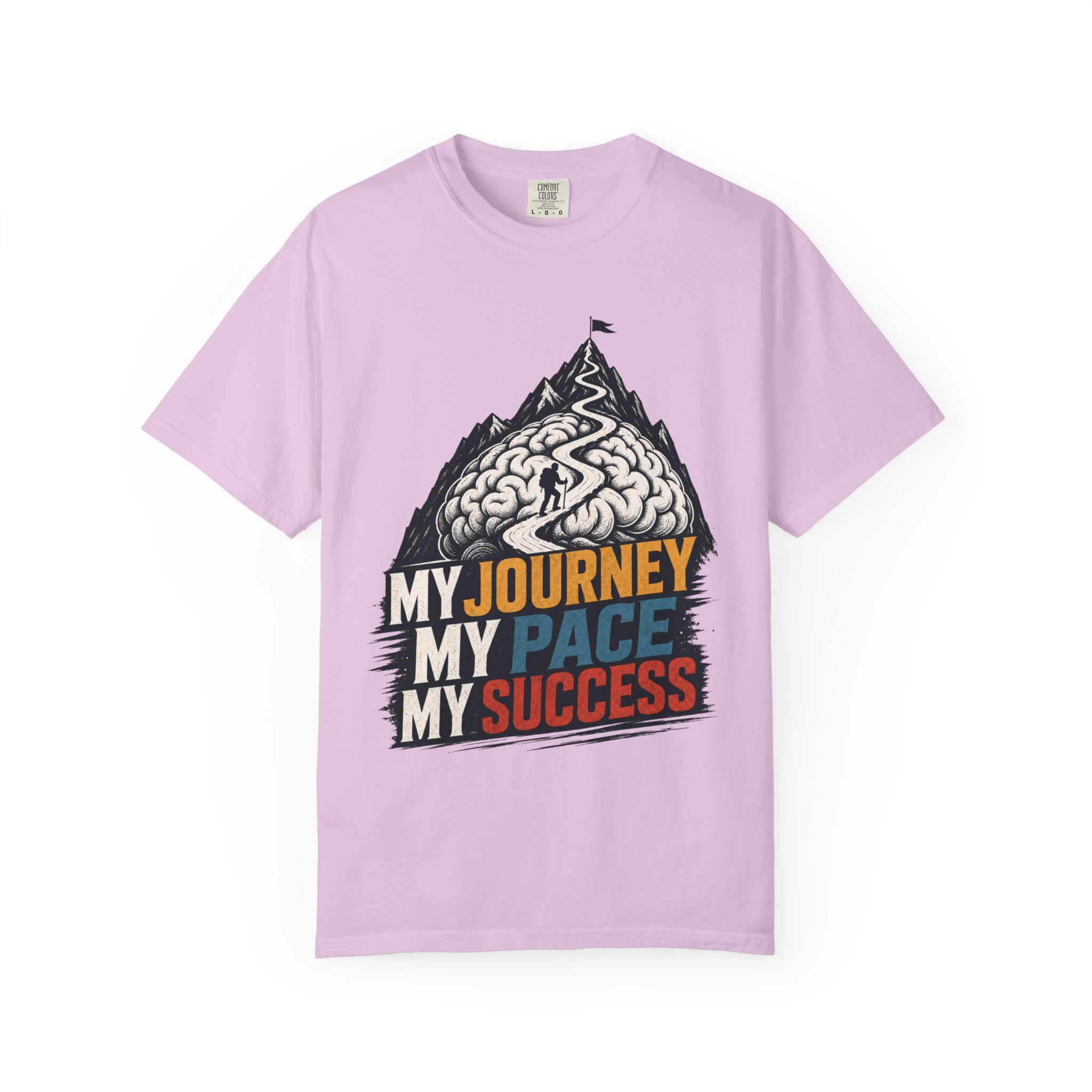 My Journey My Pace My Success T-Shirt — Motivational Mountain Graphic Tee